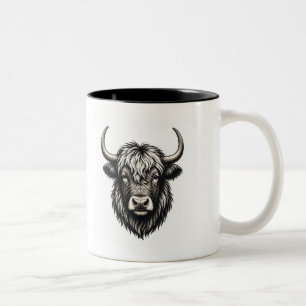Yak Mug – Unique Minimalist Yak Design Coffee Cup