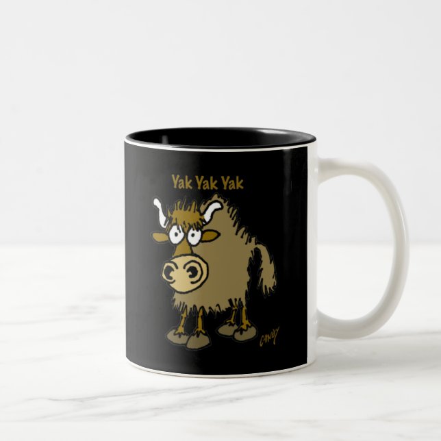 Yak Yak Yak coffee mug (Right)