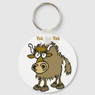 YAK YAK YAK Talking IS Life! Key Ring