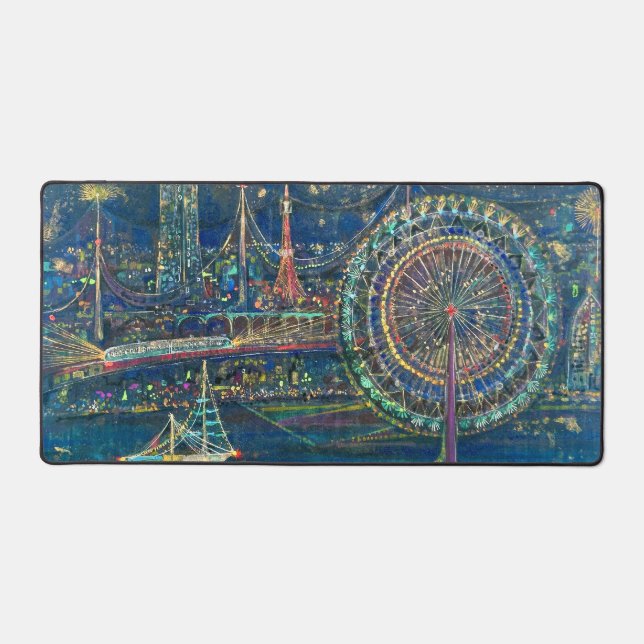 Yakan-Hikou: Flight by Night  Desk Mat (Front)