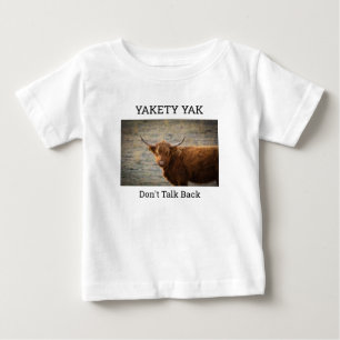Yakety Yak (Don't Talk Back) baby shirt