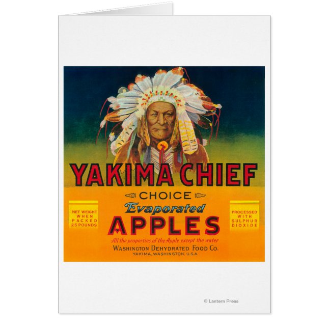 Yakima Chief Apple Label - Yakima, WA (Front)