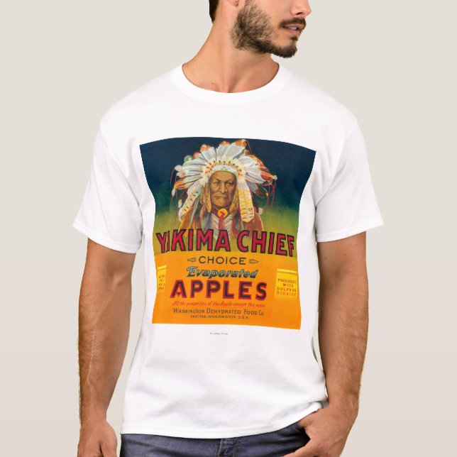 Yakima Chief Apple Label - Yakima, WA T-Shirt (Front)