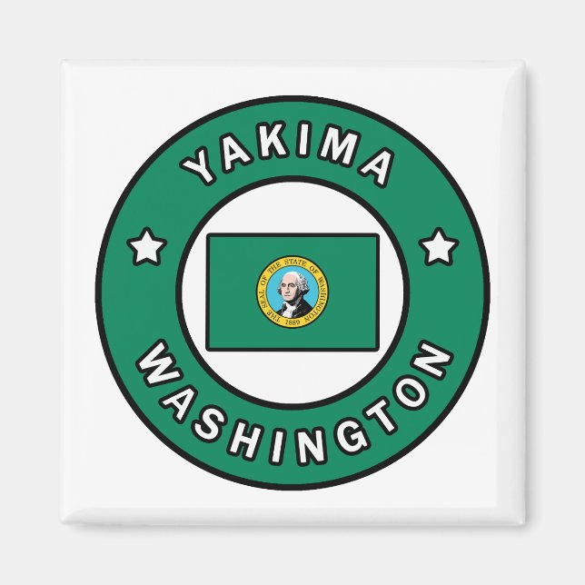 Yakima Washington Magnet (Front)