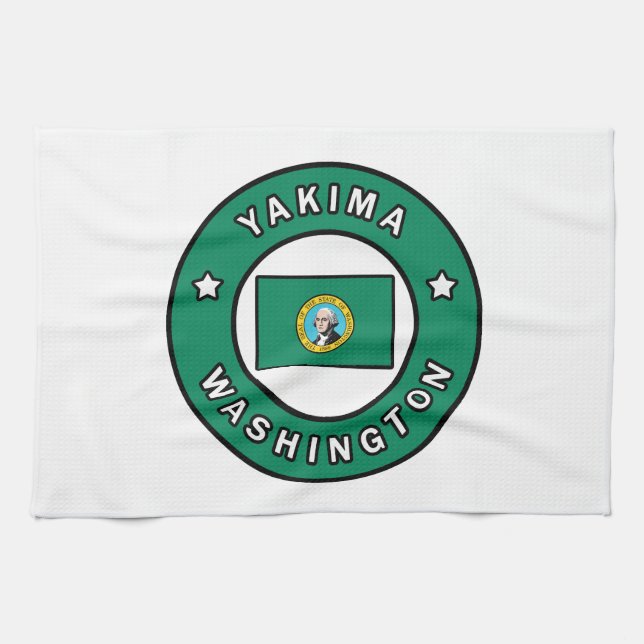 Yakima Washington Tea Towel (Horizontal)