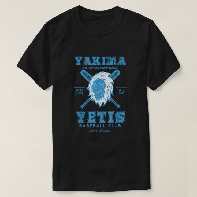 Yakima Yetis Retro Minor League Baseball Team2552 T-Shirt (Design Front)