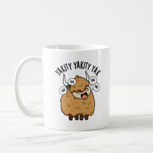 Yakity Yakity Yak Funny Animal Pun  Coffee Mug
