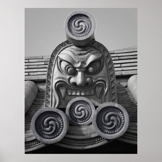 YAKUSHI-JI TEMPLE ROOF TILE POSTER (Front)