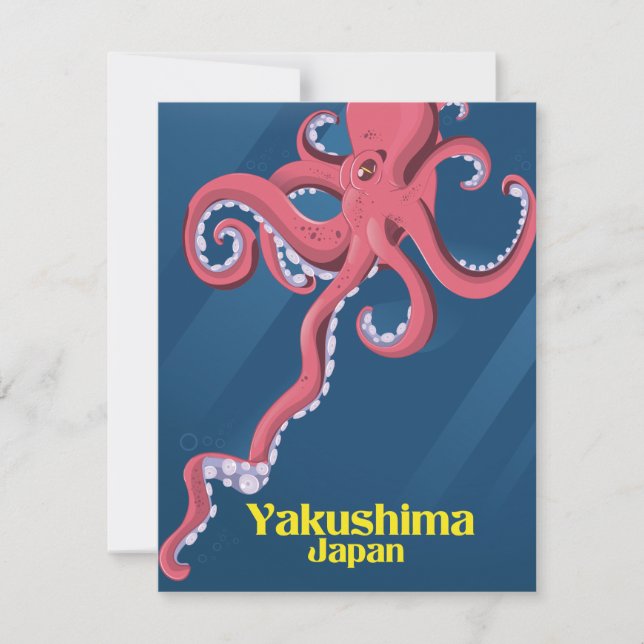 Yakushima Japan Travel poster (Front)