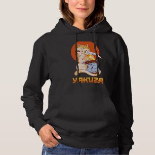 Yakuza Cat Japanese Samurai Sword Katana Japan Tig Hoodie