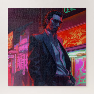 Yakuza Neon City  Jigsaw Puzzle