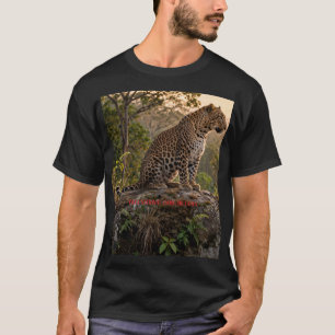Yala National Park Sri Lanka Leopard Wood Wall Art T-Shirt