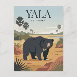 Yala National Park Sri Lanka Postcard