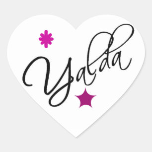 Yalda Heart Sticker