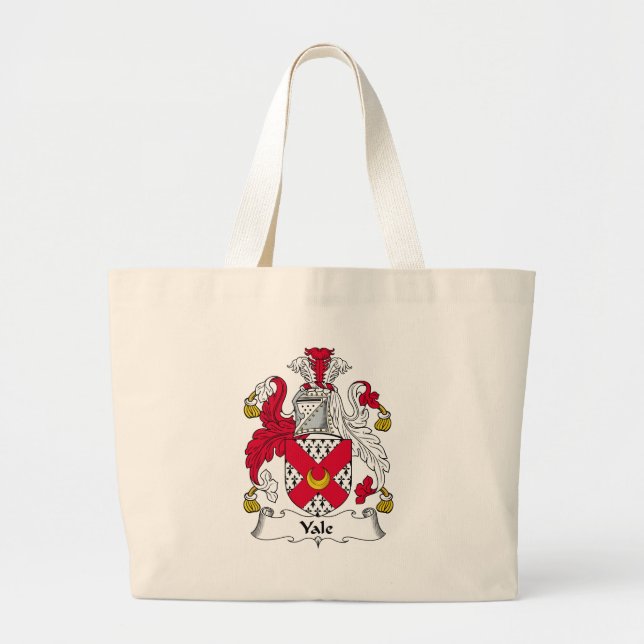 Yale Family Crest Large Tote Bag (Front)