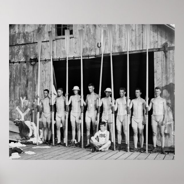 Yale Freshman Crew: 1916 Poster (Front)