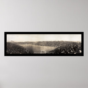 Yale Harvard Football Photo 1910 Poster