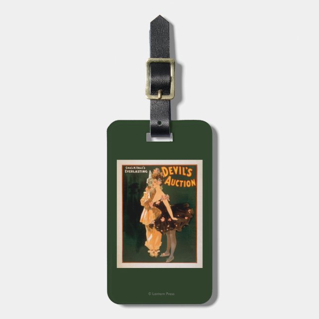 Yale's Everlasting Devil's Auction Play Luggage Tag (Front Vertical)