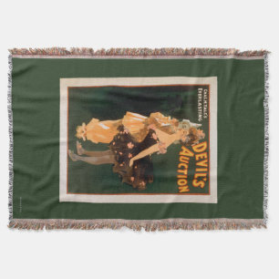 Yale's Everlasting Devil's Auction Play Throw Blanket