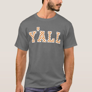 Y'ALL Collegiate Collection Chequerboard T-Shirt