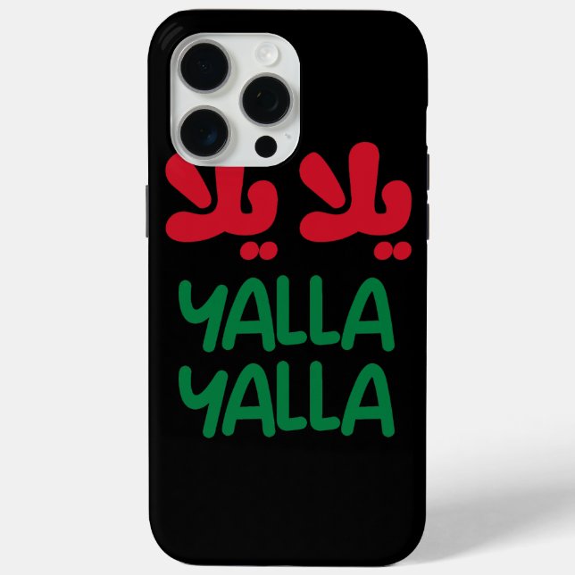 Yalla yalla Case-Mate iPhone case (Back)