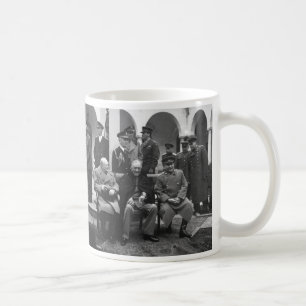 Yalta Conference Roosevelt Stalin Churchill 1945 Coffee Mug