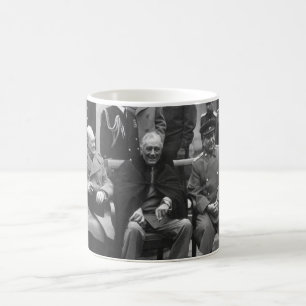 Yalta Conference Roosevelt Stalin Churchill 1945 Coffee Mug
