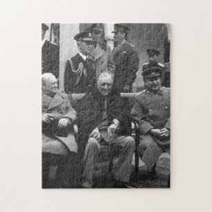 Yalta Conference Roosevelt Stalin Churchill 1945 Jigsaw Puzzle