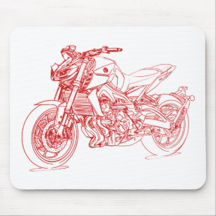 Yam FZ09 MT09 2017 Mouse Mat
