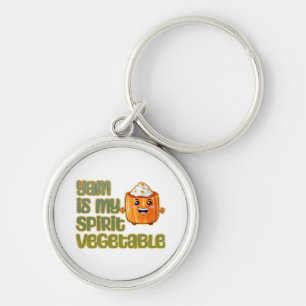 Yam Is My Spirit Vegetable Classic Key Ring