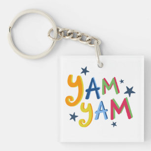 Yam Yam Black Country Key Ring