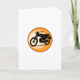 Yamaha FS1E 'FIZZY' Classic moped Card