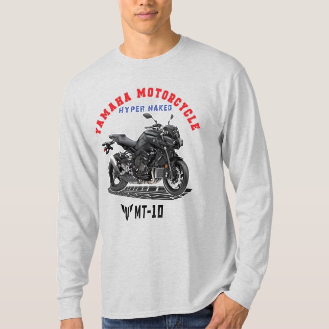 YAMAHA MT-10 Custom Designer Apparel T-Shirt (Front)