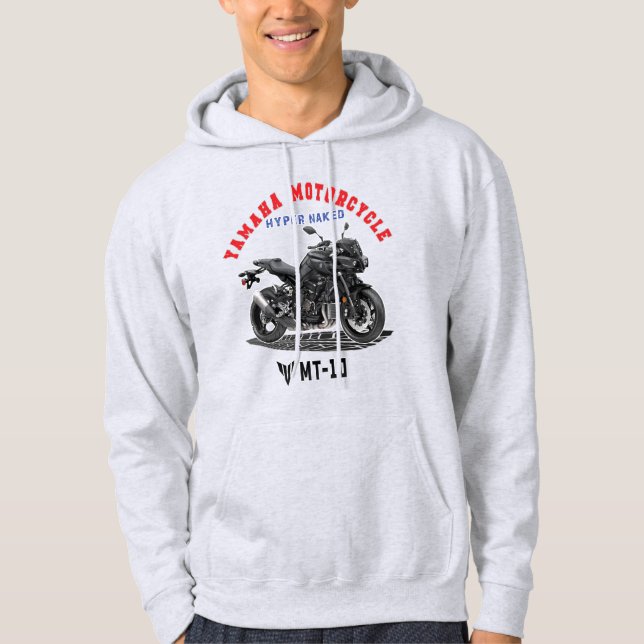 YAMAHA MT-10 Custom Designer Apparel T-Shirt Hoodie (Front)