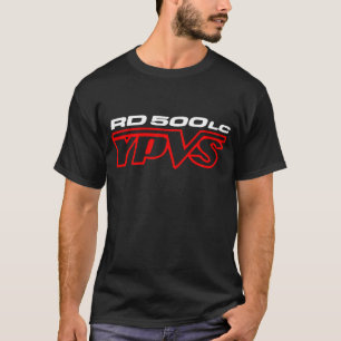 Yamaha RD LC YPVS Retro Style Motorcycle Printed M T-Shirt