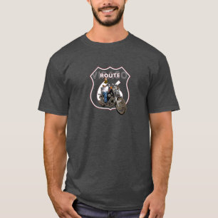 Yamaha Virago. Classic Motorcycle. US. Route 66. T-Shirt