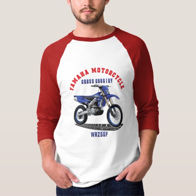YAMAHA WR250F Custom Designer T-Shirt (Front)