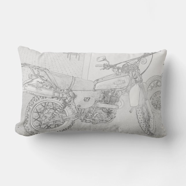 Yamaha XT500 Scrambler Motorcycle Bike Cushion (Front)