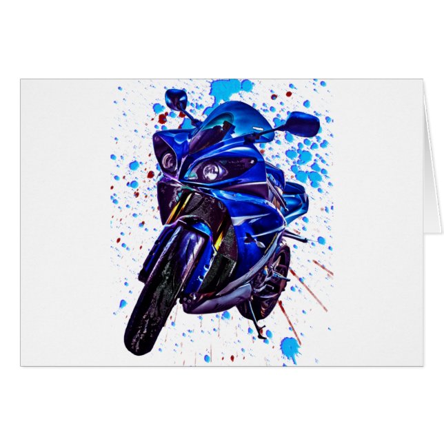 Yamaha YZF R1 Art Print (Front Horizontal)
