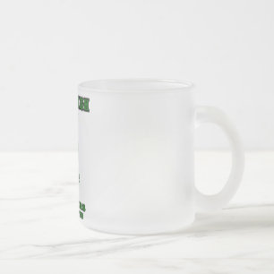 yamato high school frosted glass coffee mug