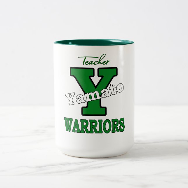 Yamato High School Japan Warriors TEACHER Two-Tone Coffee Mug (Center)