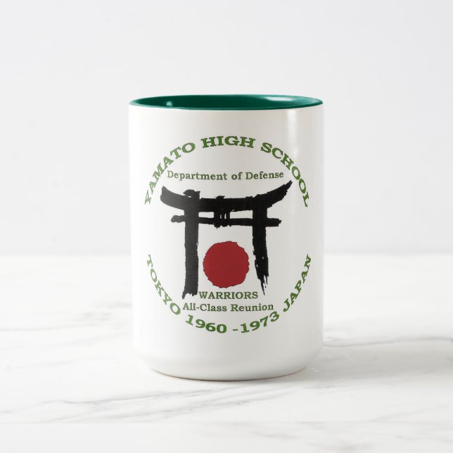 Yamato HS Japan Warriors Two-Tone Coffee Mug (Center)