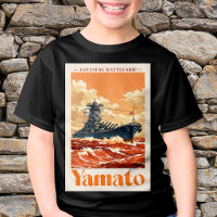 Yamato Japanese Battleship Vintage Maritime Poster