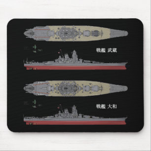 Yamato&Musashi , Battleship Mouse Mat