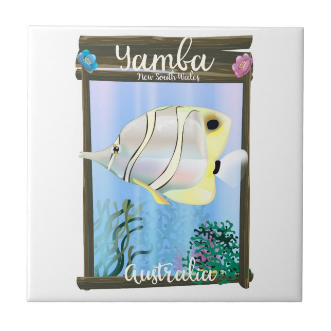 Yamba, New South Wales, Australia Tile (Front)