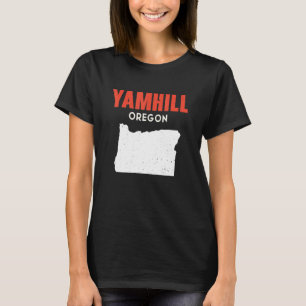 Yamhill Oregon USA State America Travel Oregonian T-Shirt