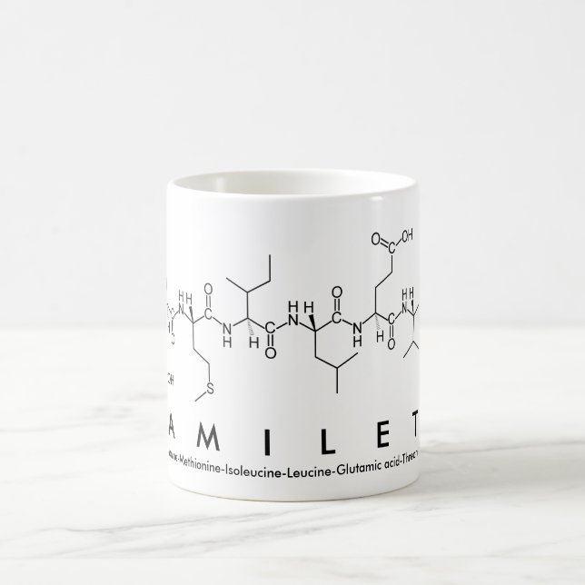 Yamileth peptide name mug (Center)