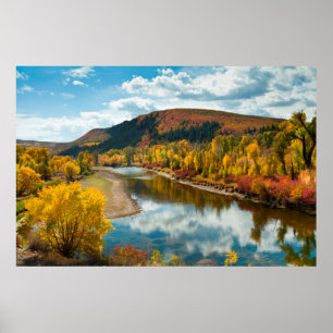 Yampa River In Autumn Poster