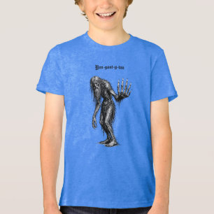 Yan-gant-y-tan Demonic Wildman Candlehand Tri-Blend Shirt