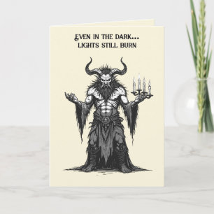 Yan-gant-y-tan Lantern Wildman of Brittany Card